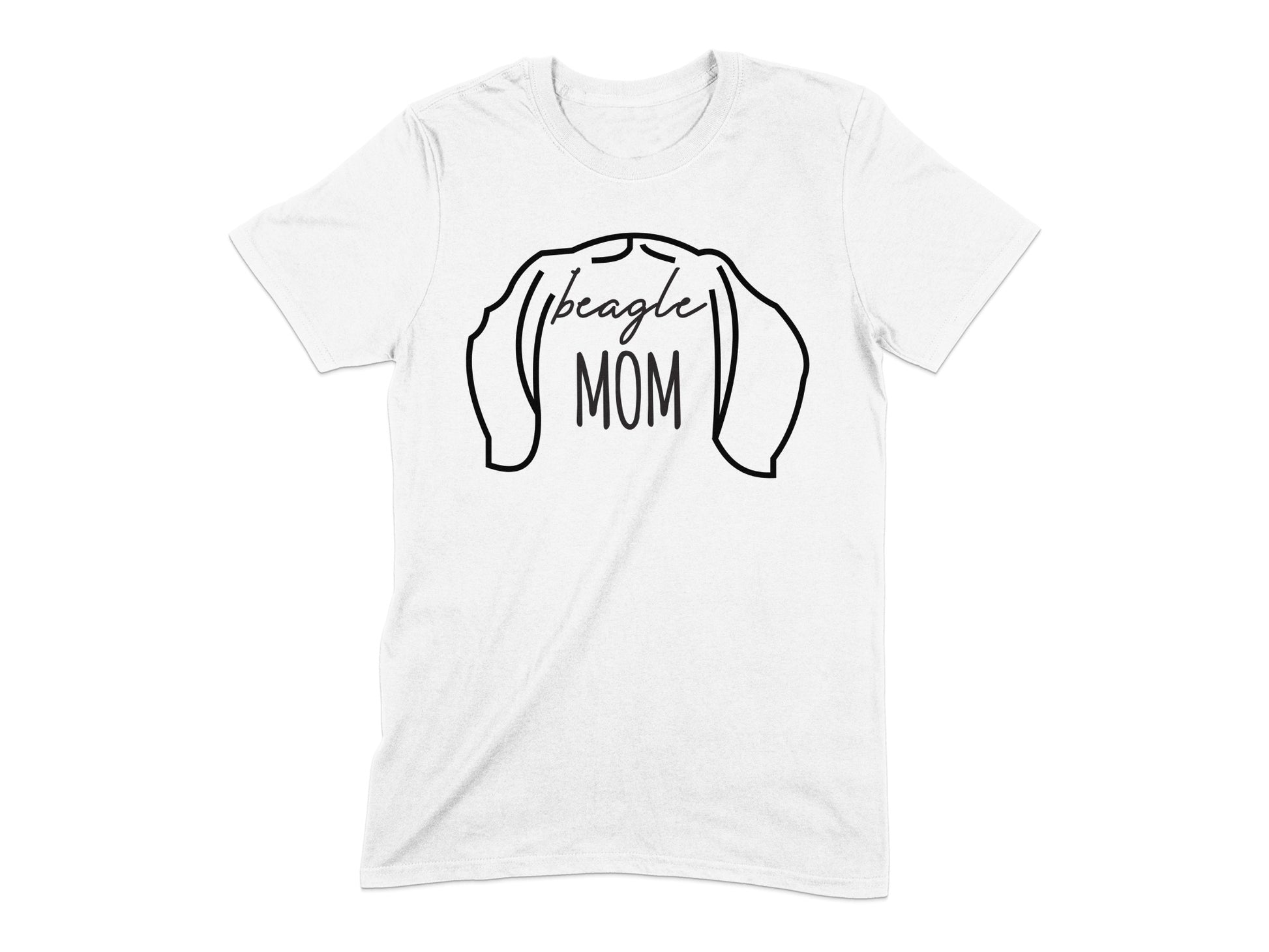 Beagle Mom Graphic Tee Cute Dog Lover's T-Shirt