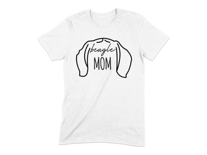 Beagle Mom Graphic Tee Cute Dog Lover's T-Shirt