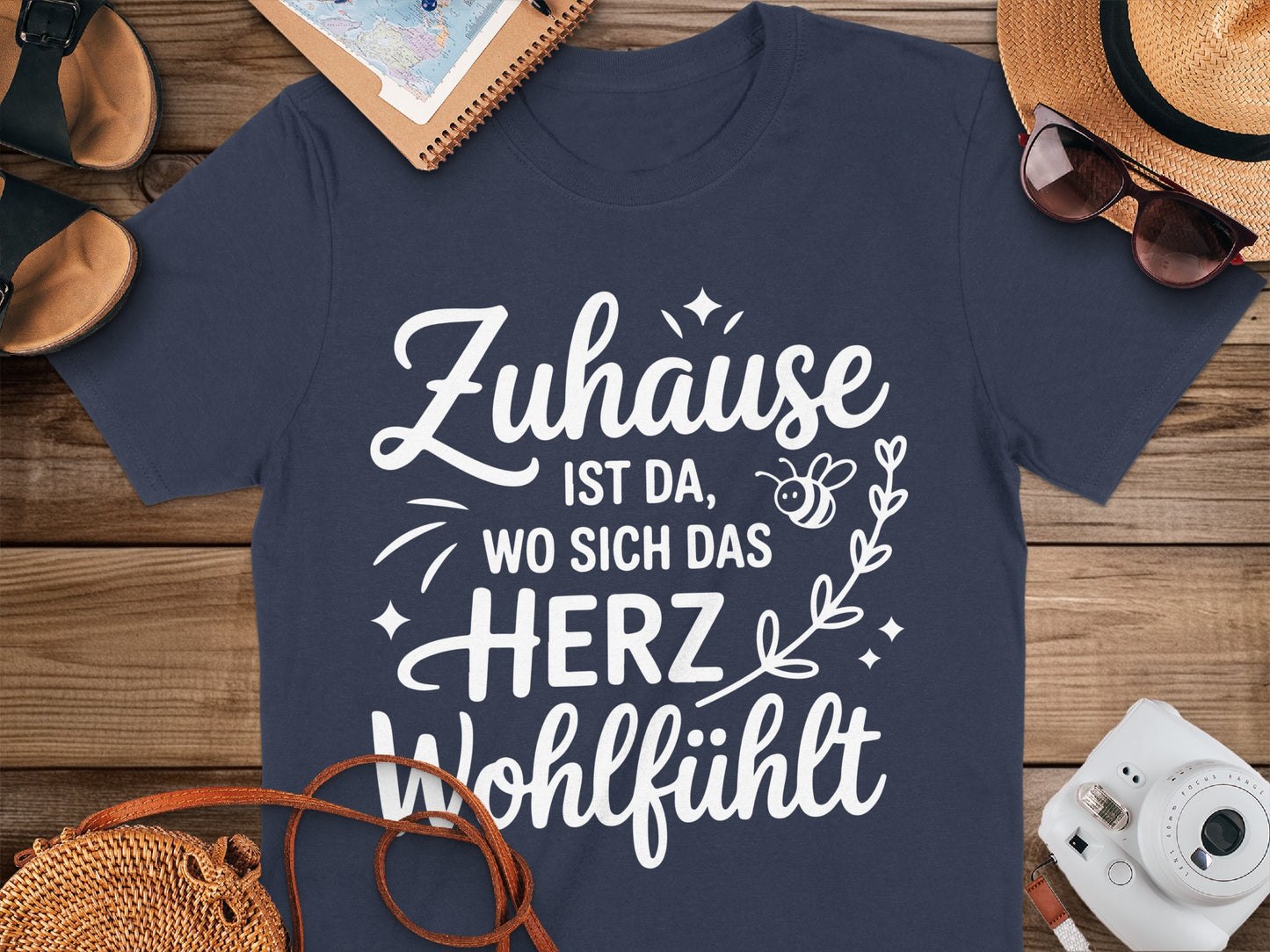 Zuhause ist da wo sich das Herz wohlfühlt shirt