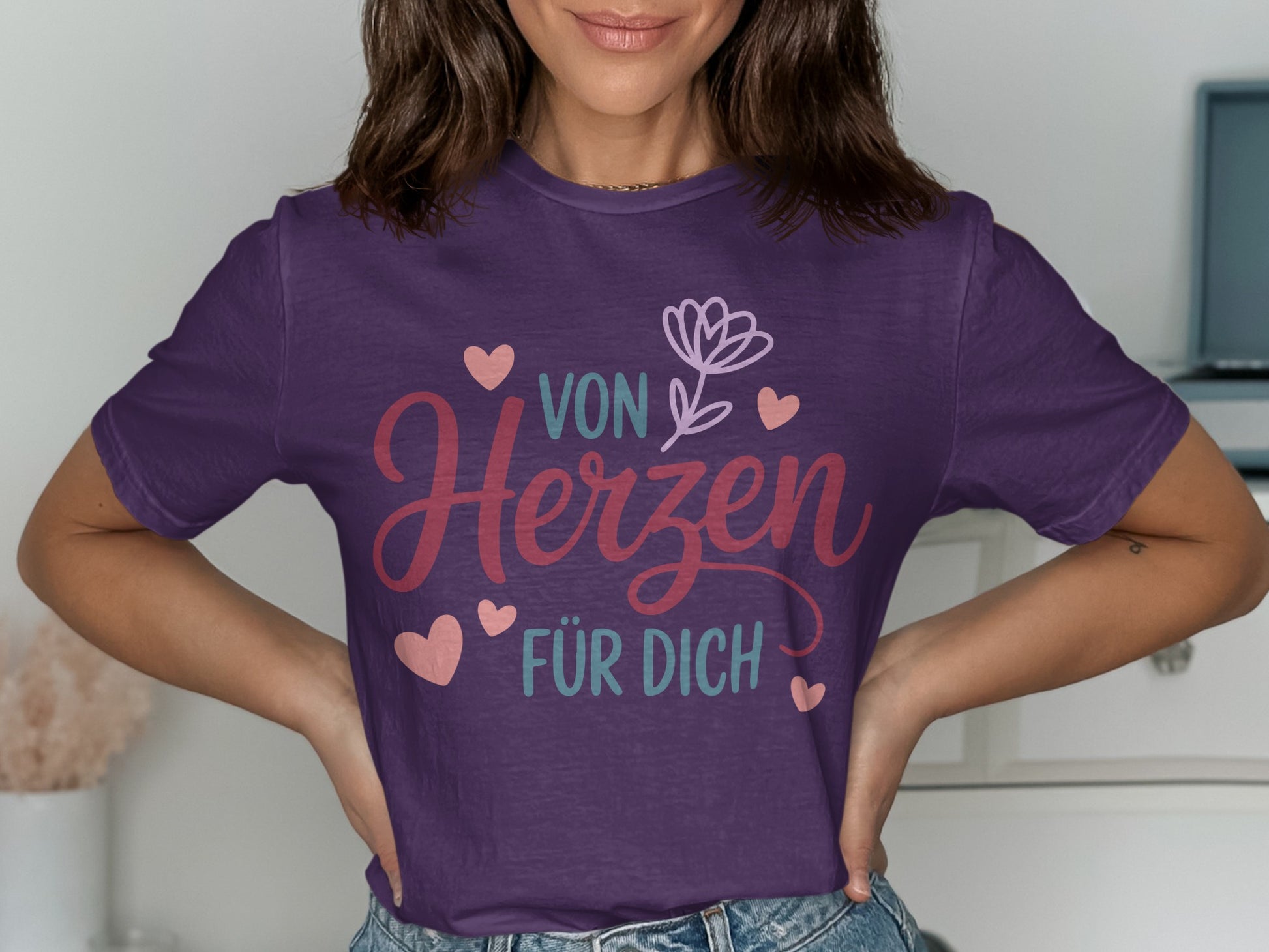 Heartfelt Best Wishes in German Graphic T-Shirt