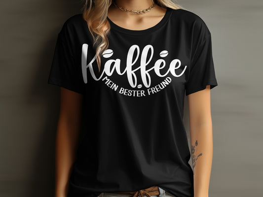 Kaffée Mein Bester Freund Graphic T-Shirt