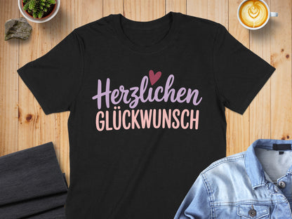 Herzlichen Glückwunsch Graphic T-shirt Product
