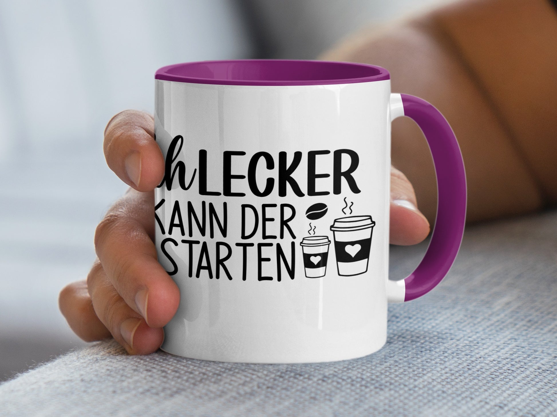 Lecker Kann Der Starten Coffee Mug for Every Morning