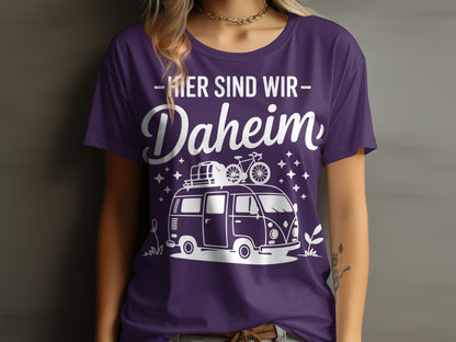 Her Sind Wir Daheim Van Graphic Shirt