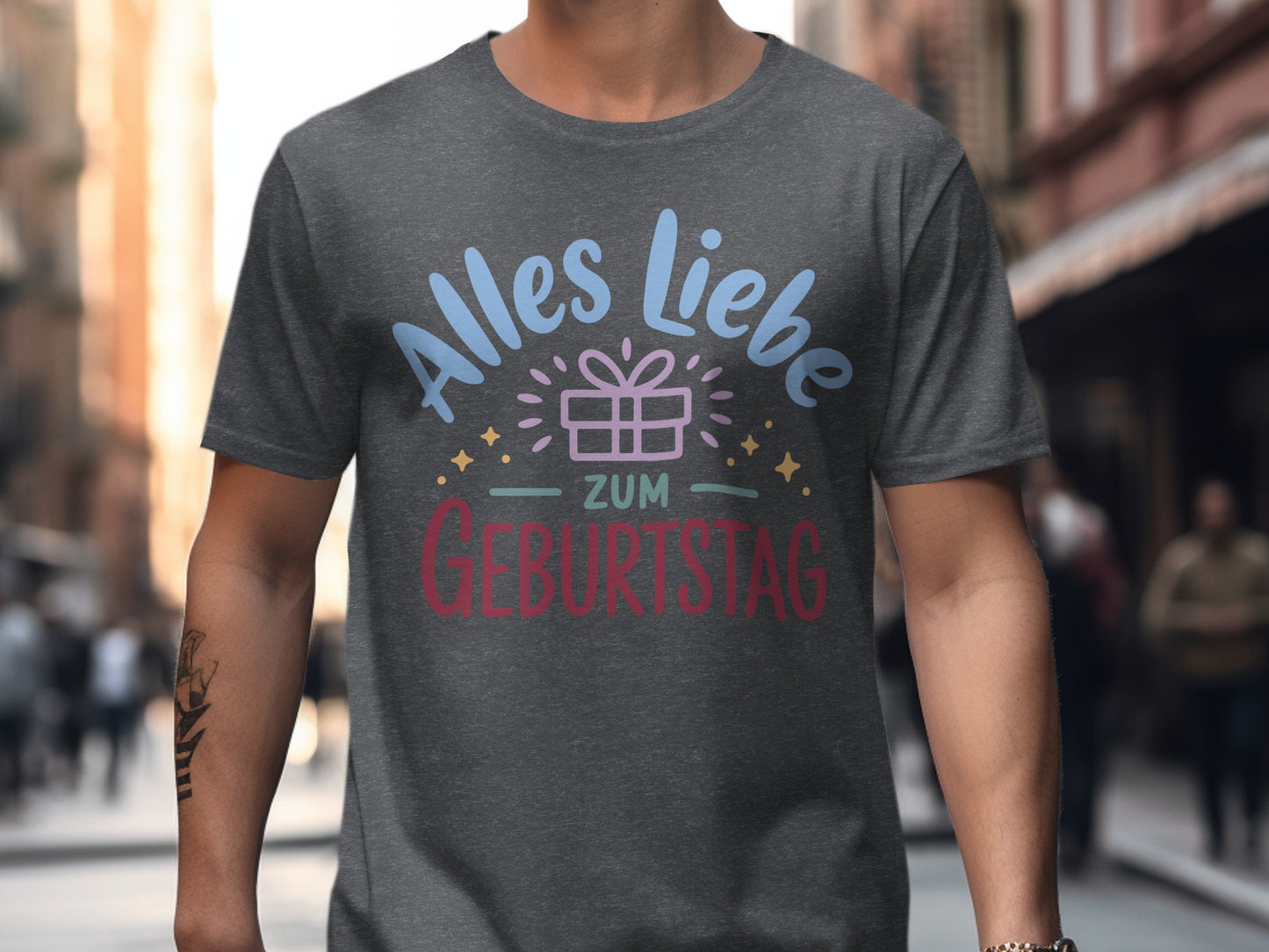 Alles Liebe zum Geburtstag festive t-shirt