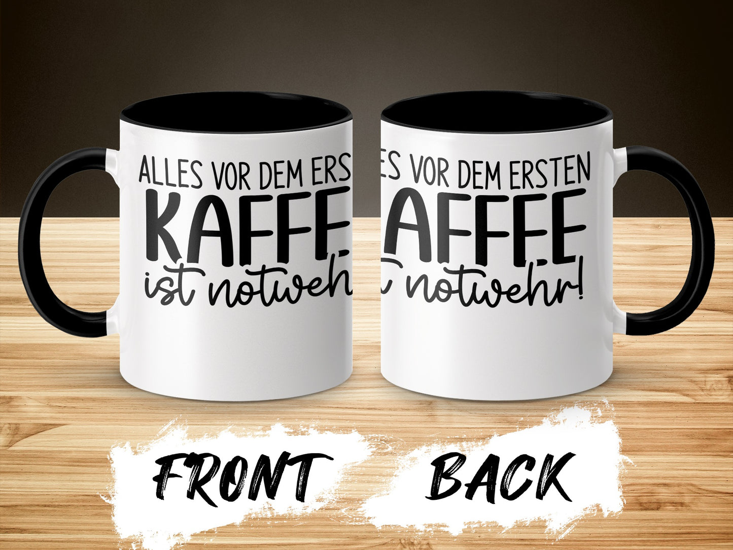 Alles Vor Dem Ersten Kaffee Ist Notwehr Mug