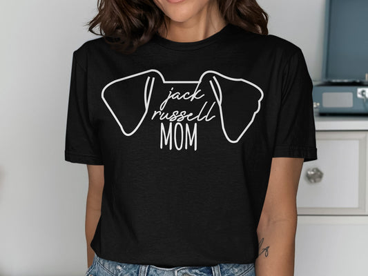 Stylish Jack Russell Mom T-shirt for Dog Lovers