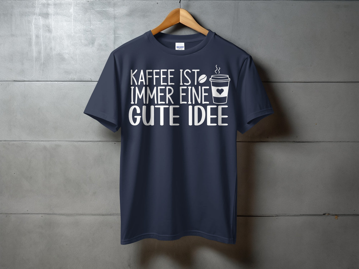 Kaffee Ist Immer Eine Gute Idee T-shirt