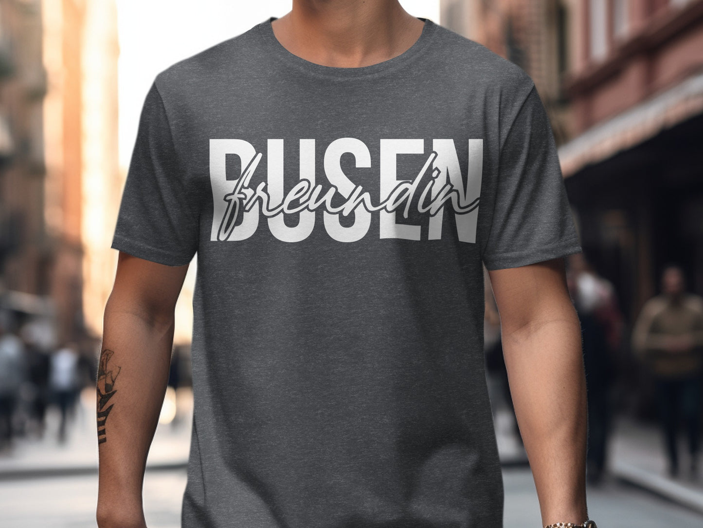 Stylish Dusen Freundin Design T-shirt