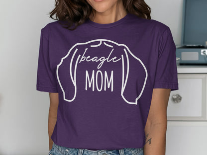 Beagle Mom Graphic Women's Casual T-Shirt