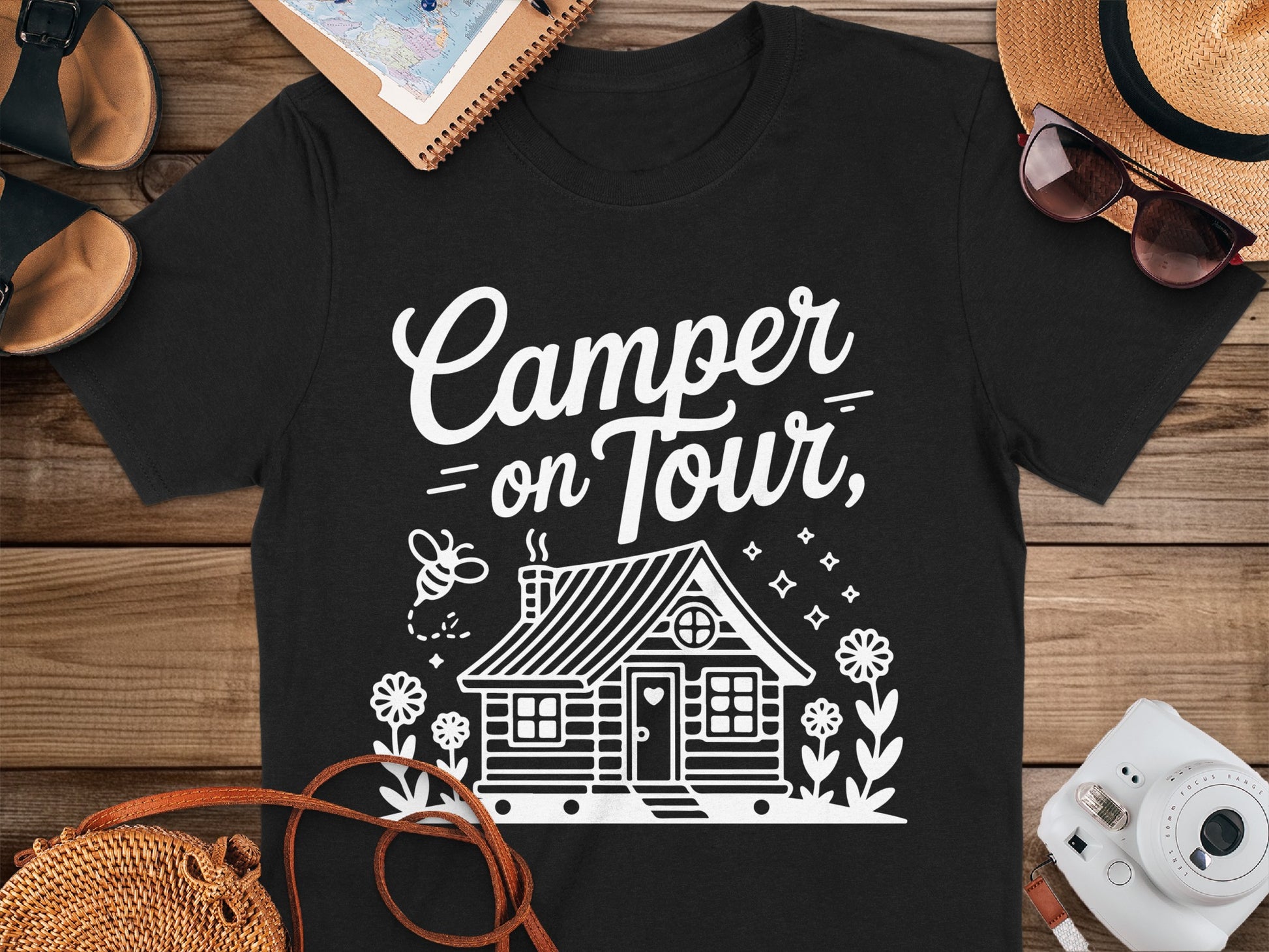 Camper on Tour Graphic T-Shirt product