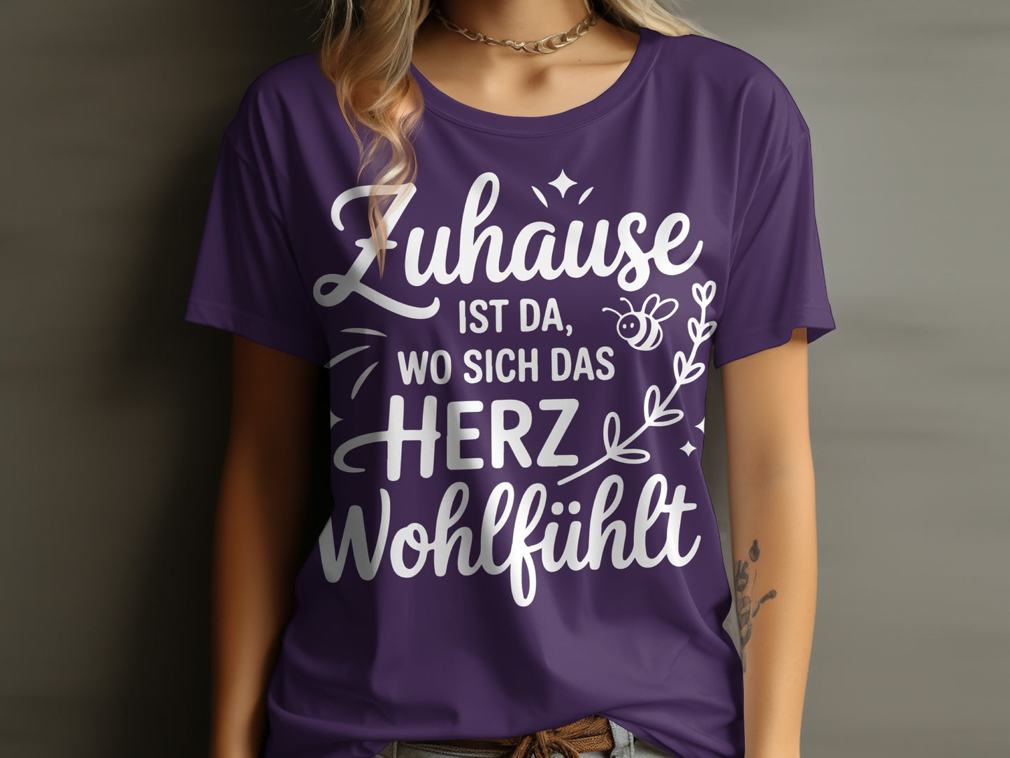 Zuhause ist da wo sich das Herz wohlfühlt shirt