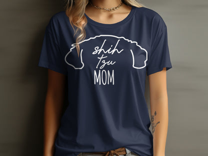 Shih Tzu Mom Graphic Tee for Dog Lovers product