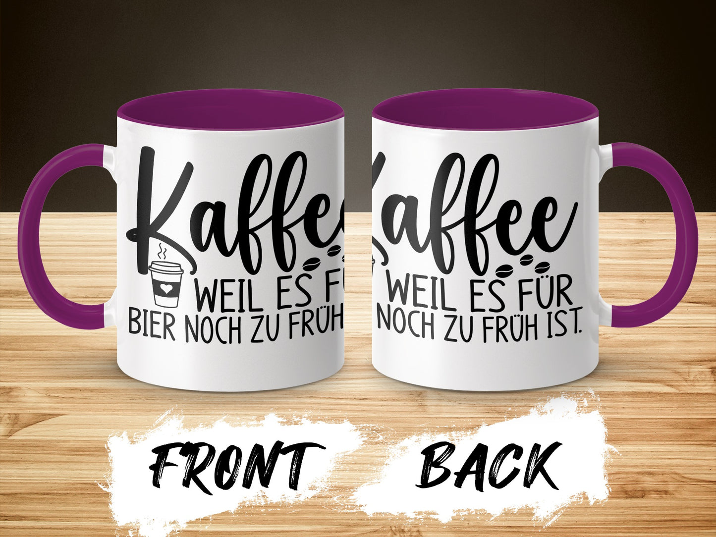 Kaffee Weil Es Für Bier Noch Zu Früh Ist Mug