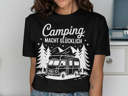 Camping Macht Glücklich Graphic Tee