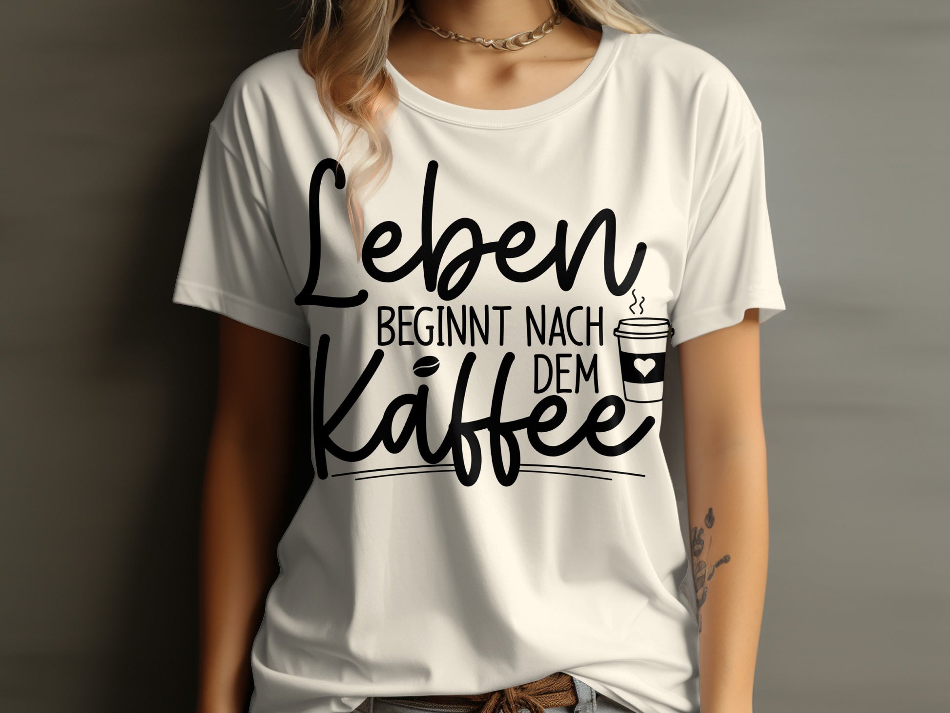 Leben Beginnt Nach Dem Kaffee Shirt