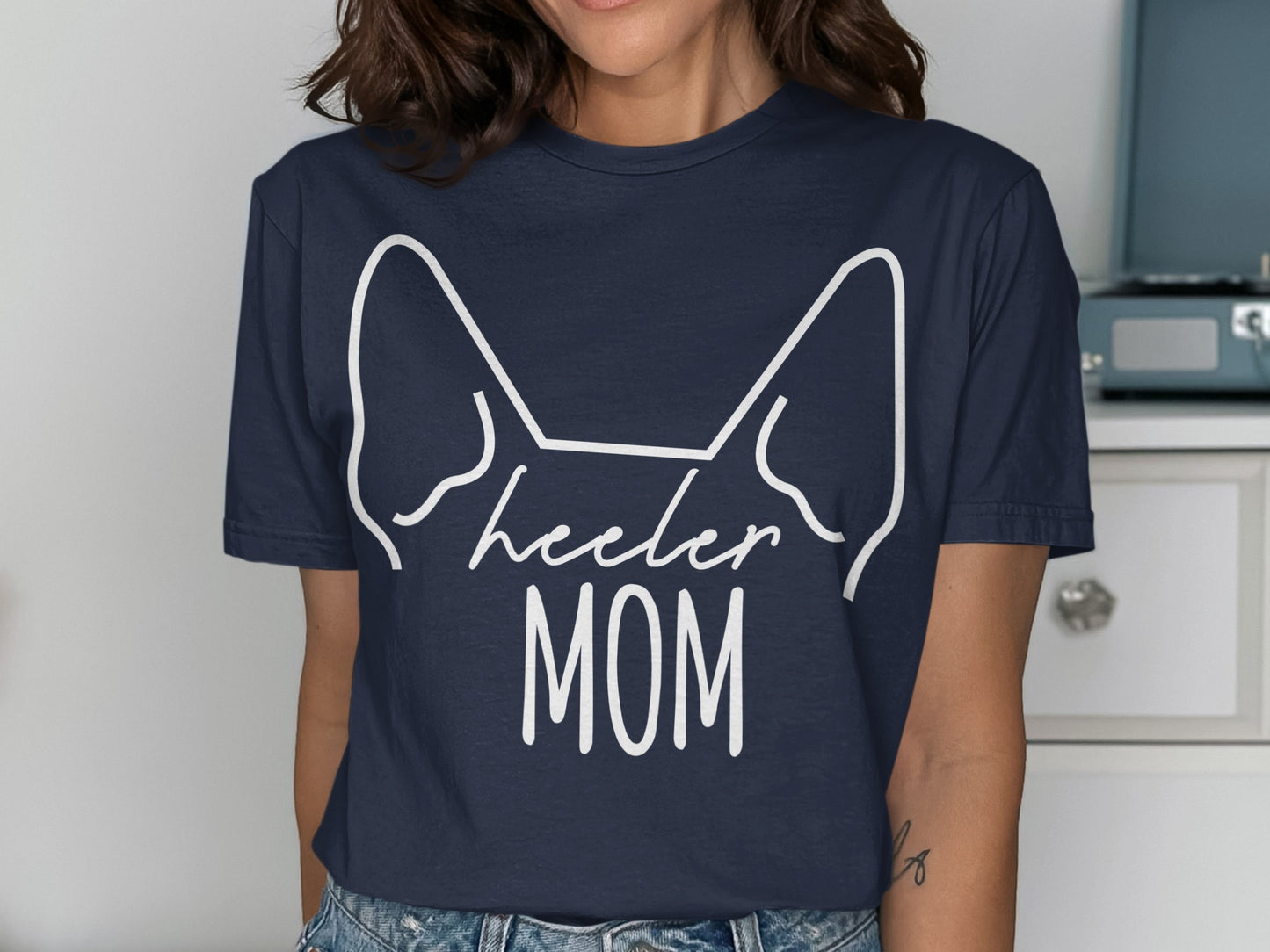 Heeler Mom Graphic Tee for Dog Lovers Shirt