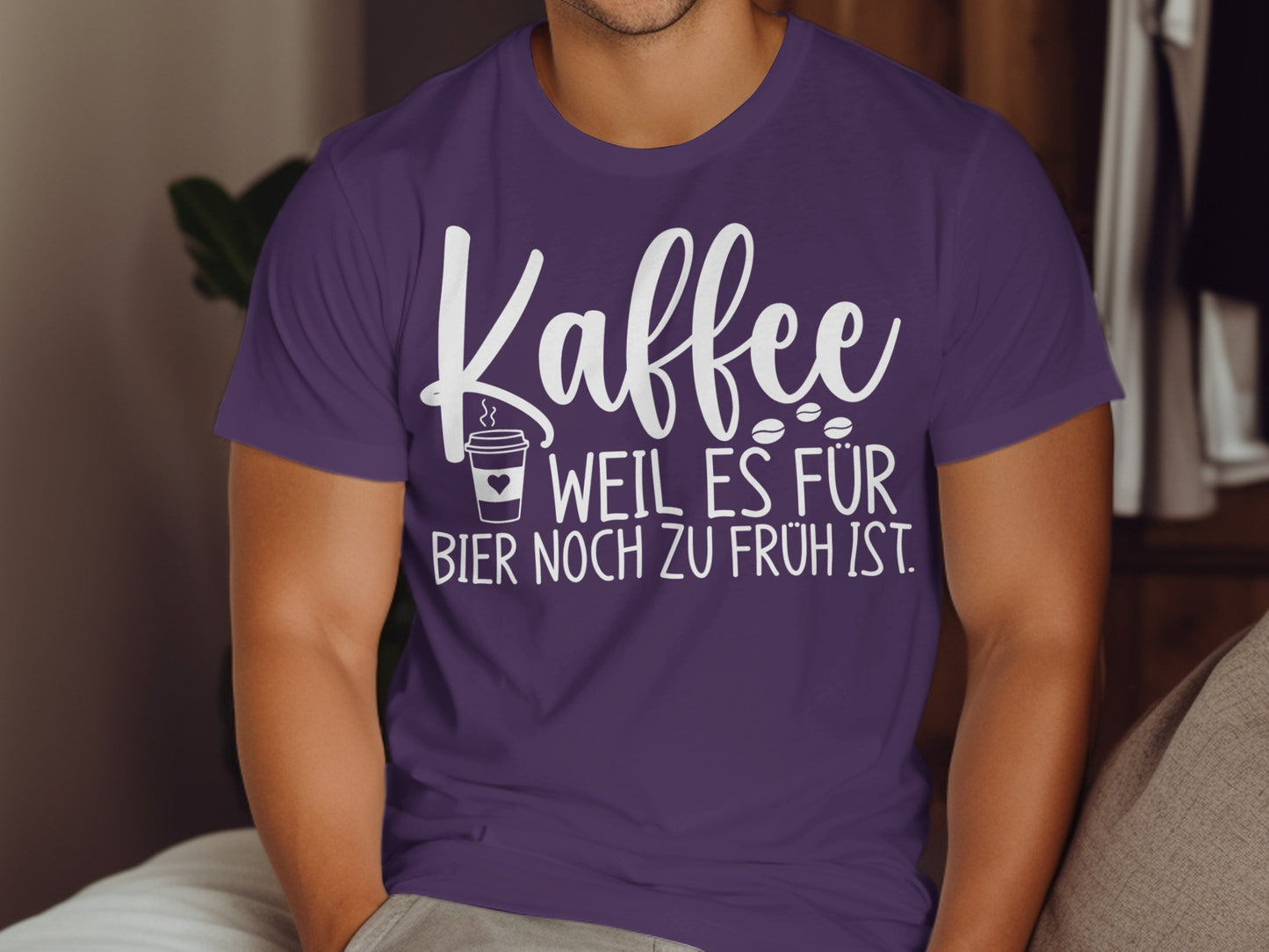 Kaffee Weil Es Für Bier Noch zu Früh Ist T-Shirt