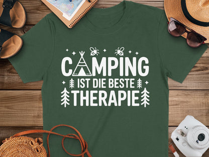 Camping Ist Die Beste Therapie Shirt