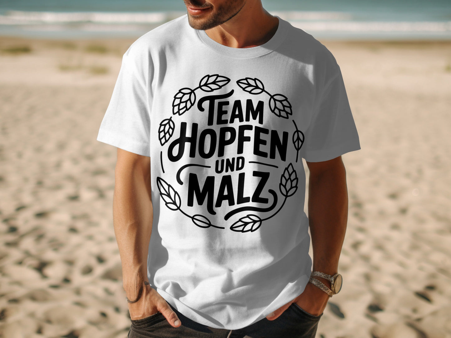 Team Hopfen und Malz Casual T-shirt for Beach Days