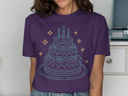 Celebrate in Style with a Cake Graphic Tee