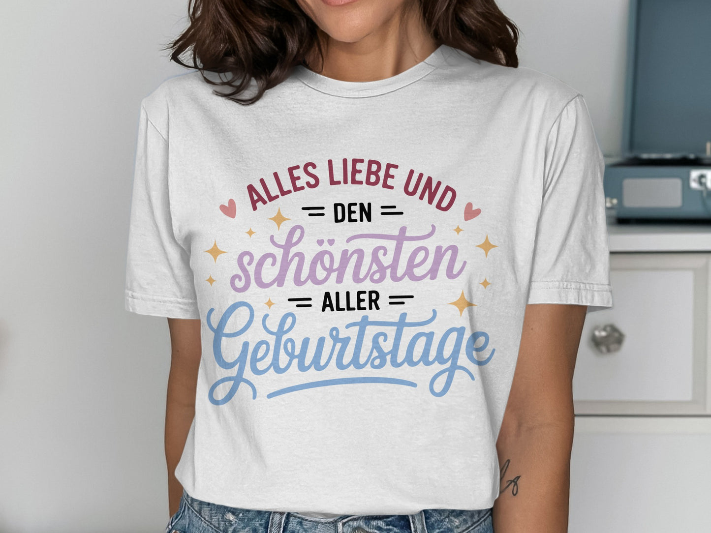 Herzlichen Glückwunsch Geburtstags T-Shirt for Celebrations