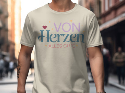 Von Herzen Alles Gute Graphic T-Shirt Design