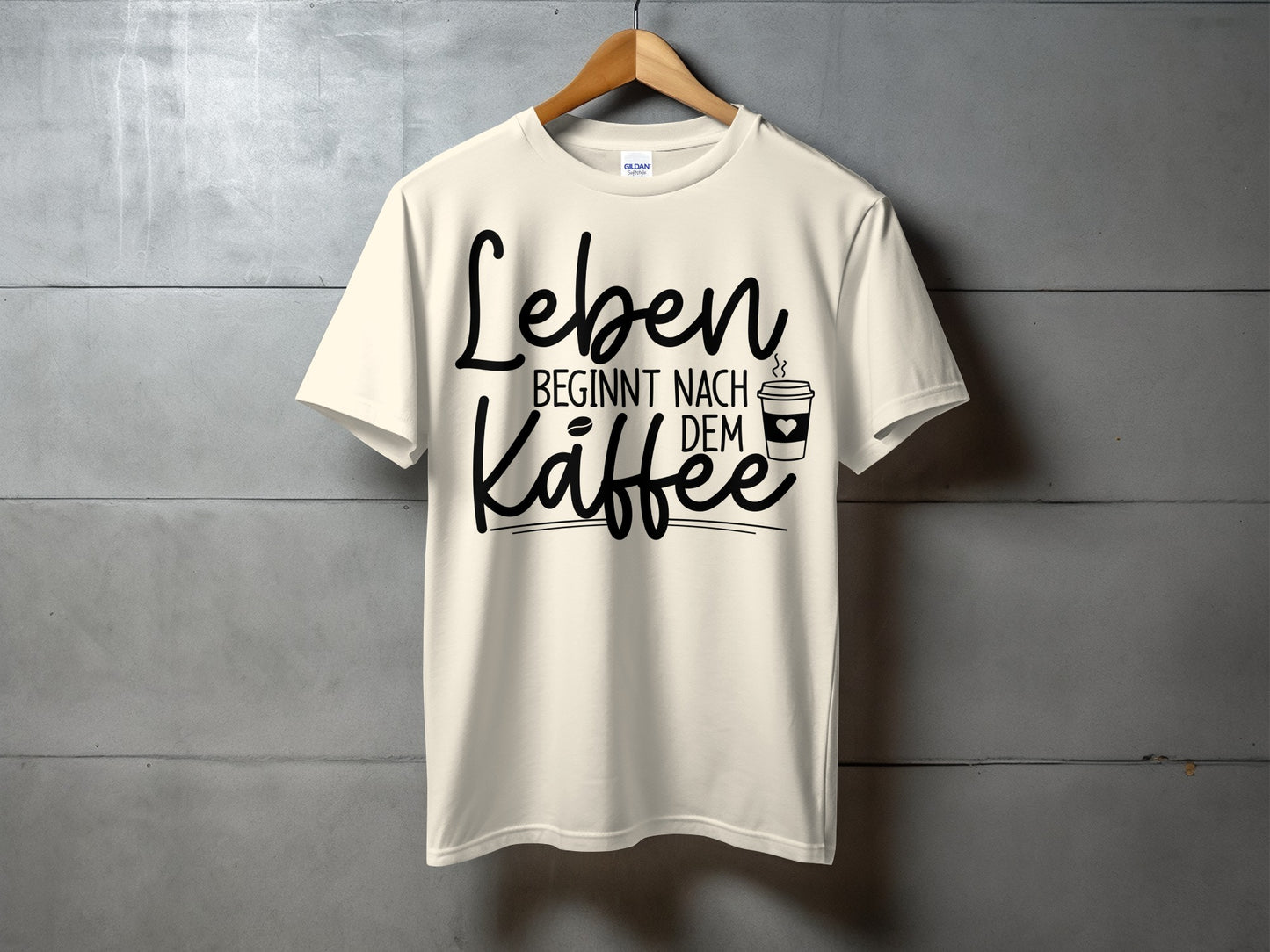 Leben Beginnt Nach Dem Kaffee T-Shirt