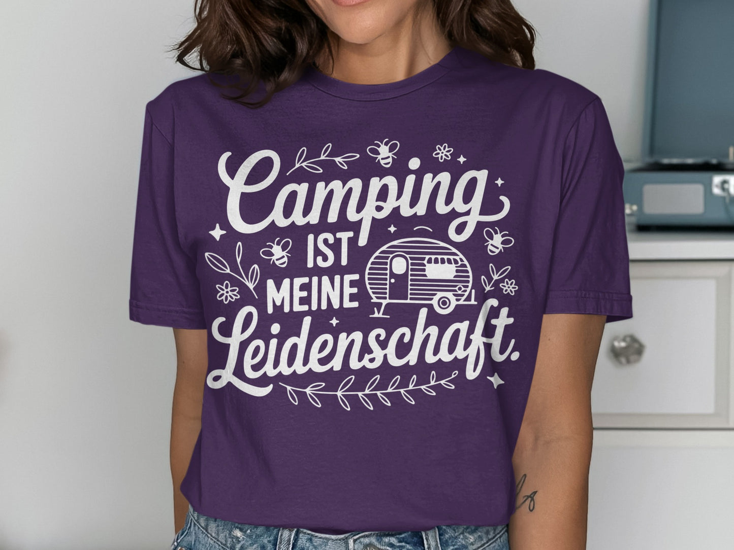 Camping Ist Meine Leidenschaft Graphic Tee