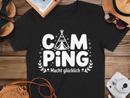 Camping Macht Glücklich Graphic Tee