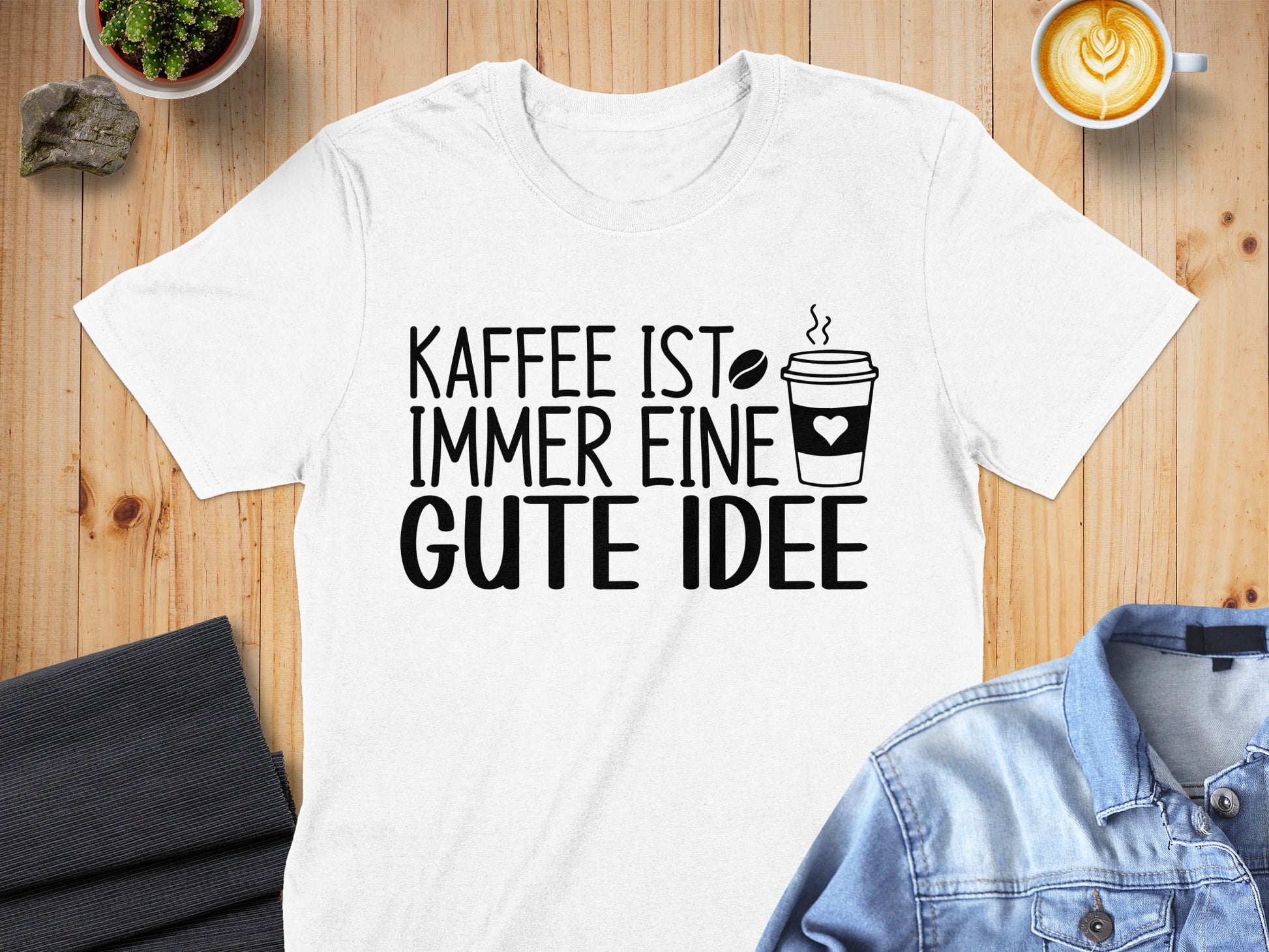 Kaffee Ist Immer Eine Gute Idee T-shirt