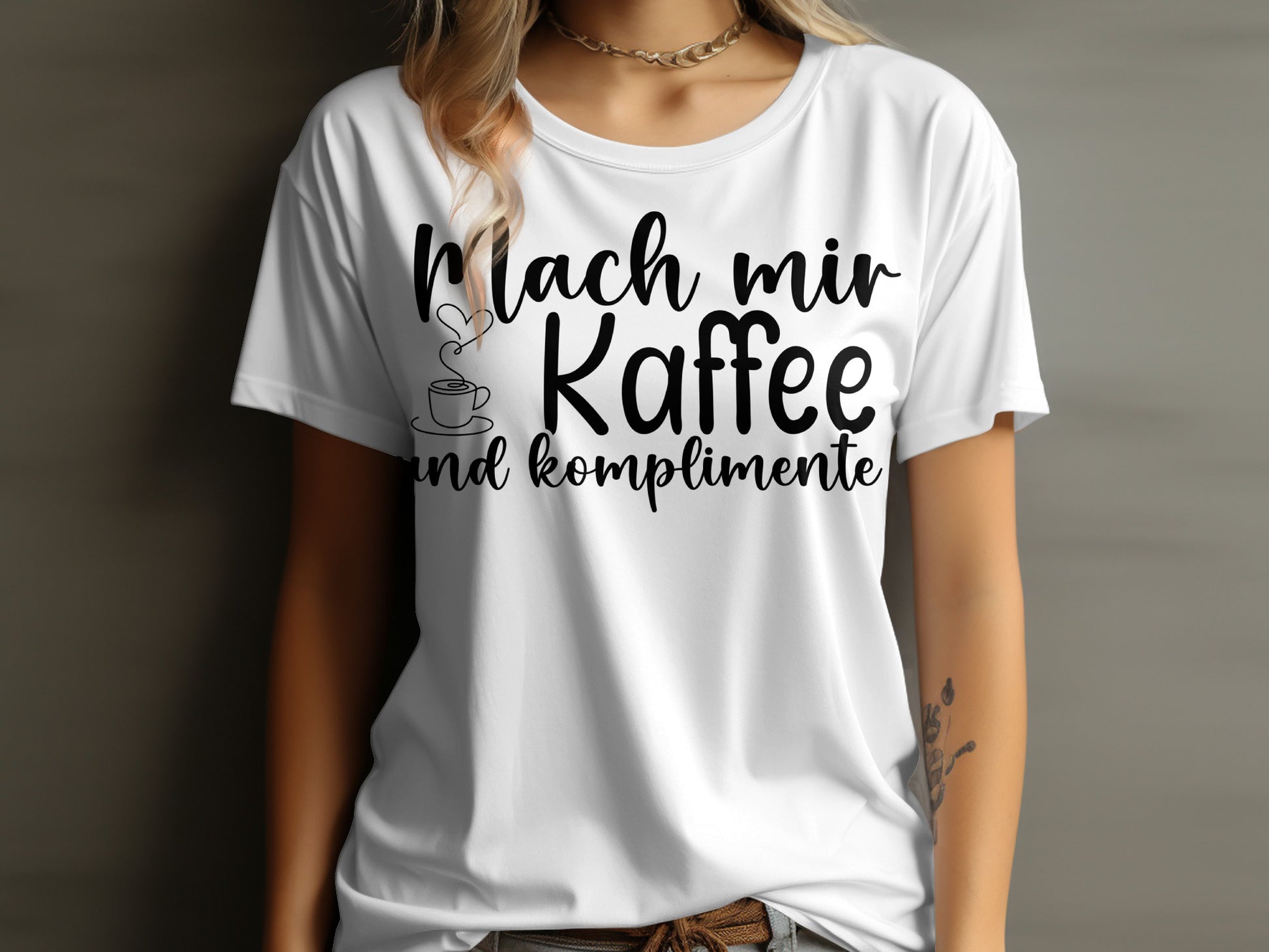 Mach mir Kaffee und Komplimente product