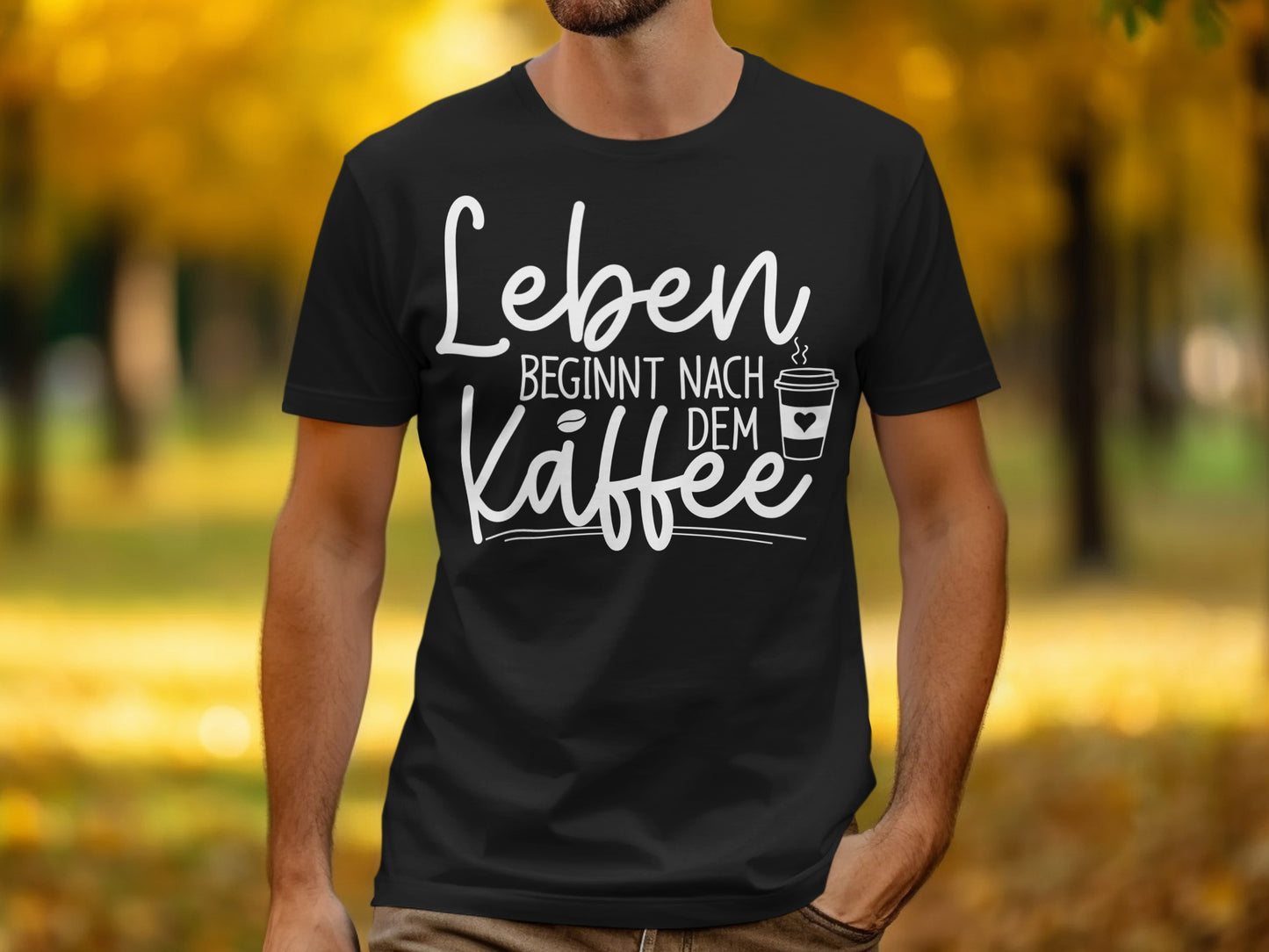 Leben Beginnt Nach Dem Kaffee T-Shirt